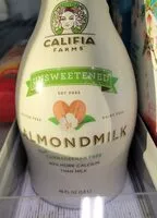 Mängden socker i Unsweetened almond milk