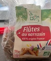 Mängden socker i Pâtes- Flûtes au sarrasin