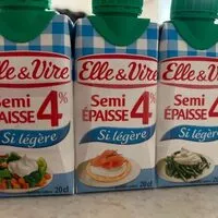 Mängden socker i Semi épaisse 4%
