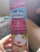 Mängden socker i Nata Montada azucarada sin lactosa