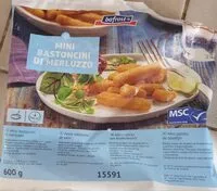 Mängden socker i Mini bastoncini di merluzzo