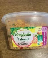 Mängden socker i Taboulé aux crevettes