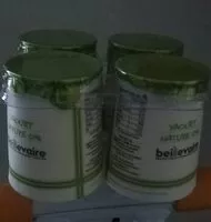 Mängden socker i Yaourt nature 0 % Beillevaire