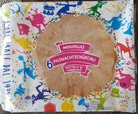 Mängden socker i Merveilles Fasnachtschüechli