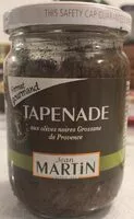 Mängden socker i Tapenade aux olives noires