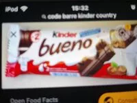 Mängden socker i Kinder Bueno