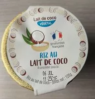 Mängden socker i Riz au lait de coco