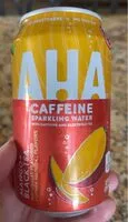 Mängden socker i Aha caffeine sparkling water