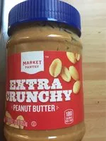 Mängden socker i Extra crunchy peanut butter