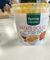 Mängden socker i Patate douce lait de coco & curry Bio