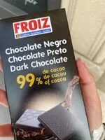 Mängden socker i Chocolate negro 99% cacao