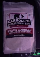 Mängden socker i Peach Cobbler Homemade Baking Mix