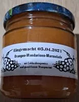 Mängden socker i Orange-Mandarine-Marmelade