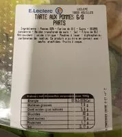 Mängden socker i Tarte aux pommes