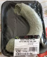 Mängden socker i Boudin d’aubel au chou