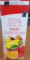 Mängden socker i 100% Multi fruit coop