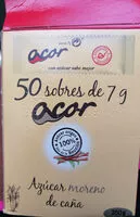 Mängden socker i azúcar moreno de caña