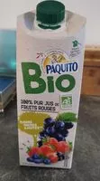 Mängden socker i 100% pur jus de fruits rouge