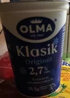Mängden socker i Klasik originál 2,7%