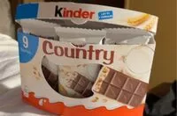 Mängden socker i Kinder Country