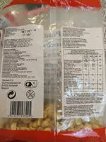 Mängden socker i Cacahuètes Grillées et Salées