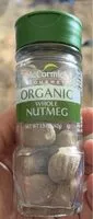 Mängden socker i Organic Whole Nutmeg