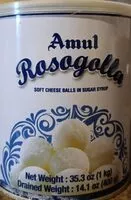 Mängden socker i Rasgulla