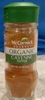 Mängden socker i Organic cayene pepper