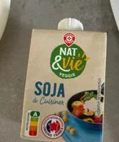 Mängden socker i Soja à cuisiner