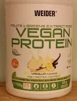 Mängden socker i Vegan protein