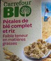Mängden socker i Pétales de blé complet et riz