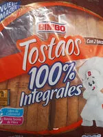Mängden socker i Tostaos 100% Integrales