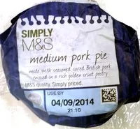 Mängden socker i Medium Pork Pie