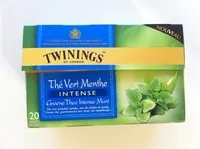 Mängden socker i Twinings Thé vert menthe intense