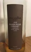 Mängden socker i Jus de raisin rose