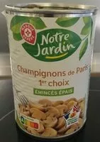 Mängden socker i Champignons de Paris émincés
