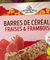 Mängden socker i Barre de céréales fraises framboises