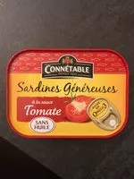 Mängden socker i Sardines genereuses a la sauce tomates