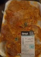 Mängden socker i Poulet : pilons marines à griller