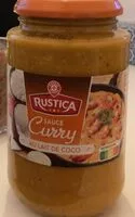 Mängden socker i Sauce curry au lait de coco