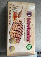 Mängden socker i Medový dort s ořechy