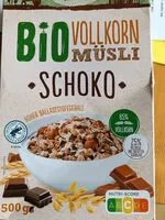 Mängden socker i Bio Vollkorn Müsli Schoko