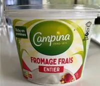 Mängden socker i Fromage frais entier