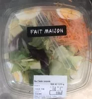 Mängden socker i Bowl Salade composé (fait maison)