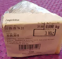 Mängden socker i Ziegenkäse