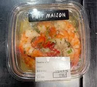 Mängden socker i Crevette a l’ail