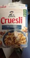 Mängden socker i Cruesli