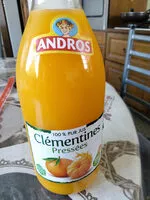 Mängden socker i clémentines pressées Andros