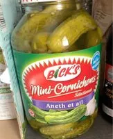 Mängden socker i Mini cornichons