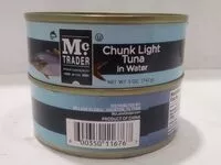 Mängden socker i Chunk light tuna water